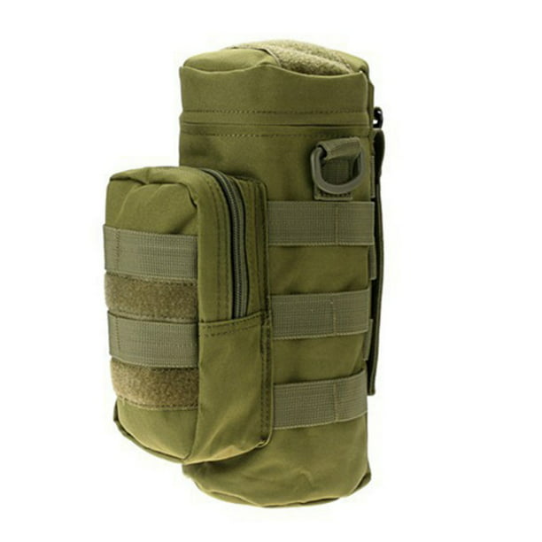 Outdoor Tactical Military Molle Water Bottle Bag Nylon Kettle Pouch Belt Holder 